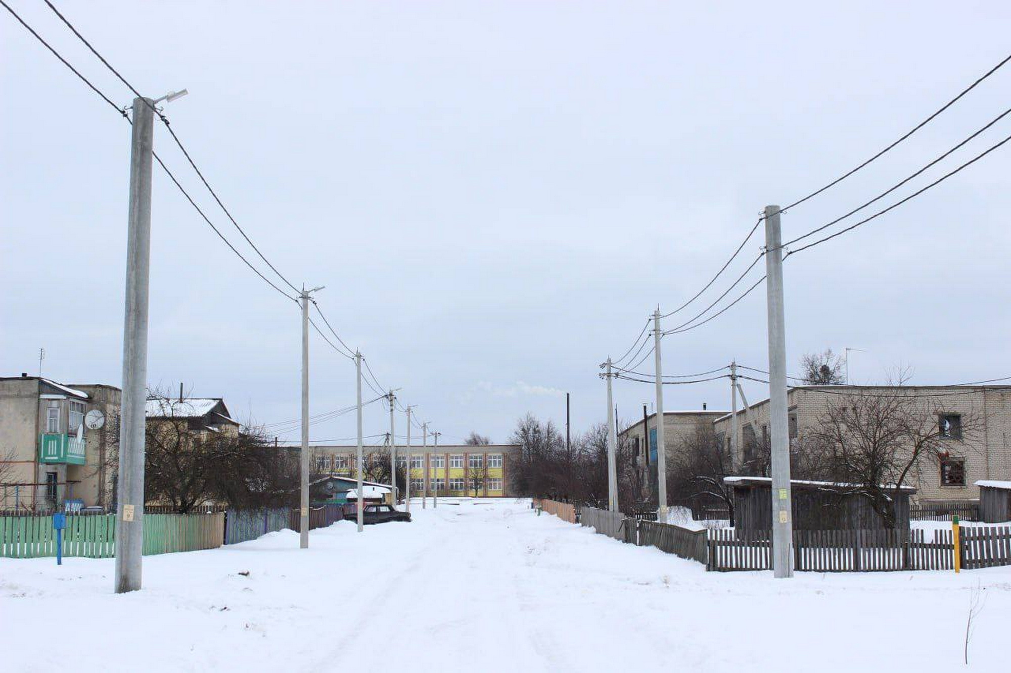 В Беларуси впервые полностью перевели на электроотопление агрогородок Великий Бор Гомельской области